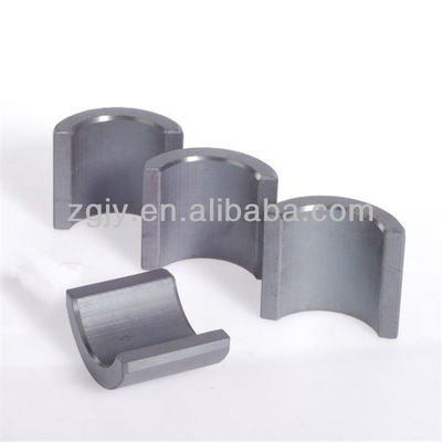 Imán permanente de ferrita de alta coercitividad para uso industrial